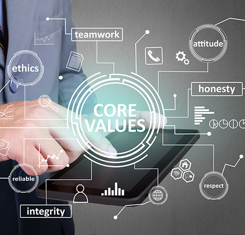 photo about core values