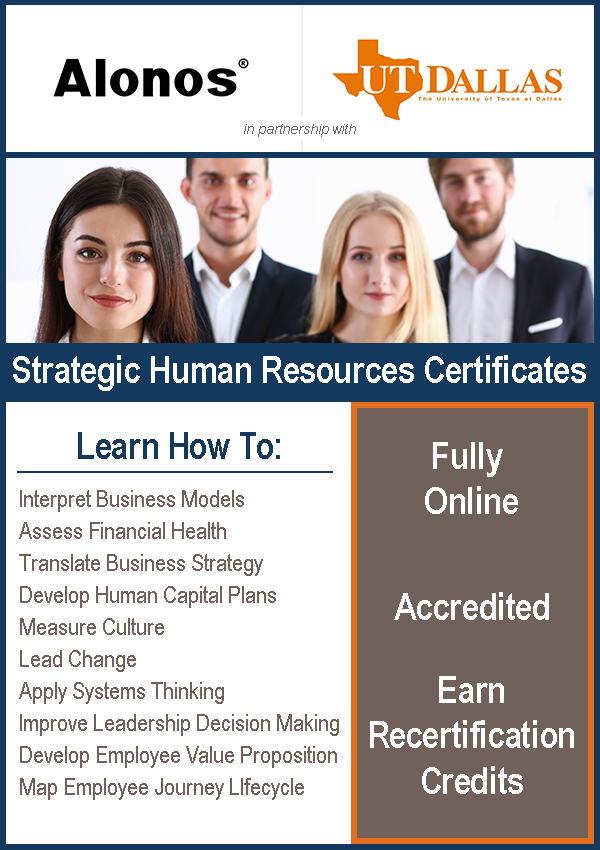 banner image for strategic HR program at UTD