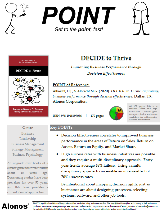 cover image for POINT on DECIDE to Thrive