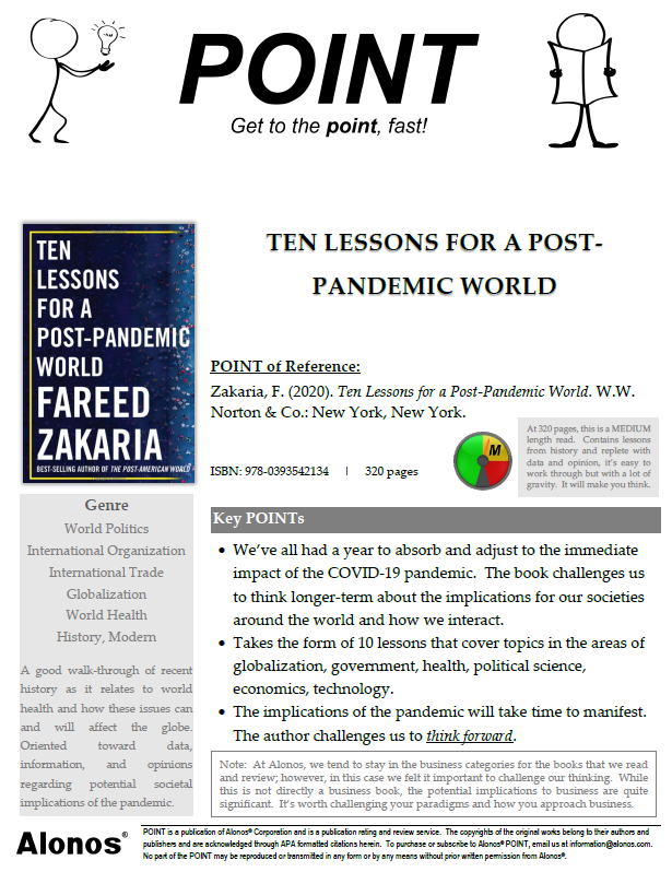 Cover image for POINT on the book Ten Lessons by Fareed Zakaria