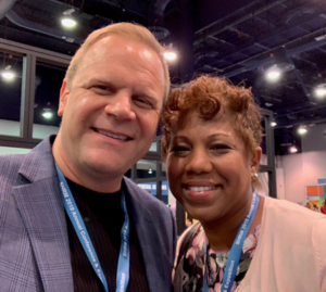 photo of dale and seraphia at SHRM